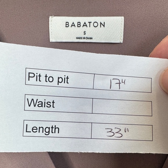 Aritzia Babaton Wrap Long Sleeve Dress Rose - Picture 10 of 10